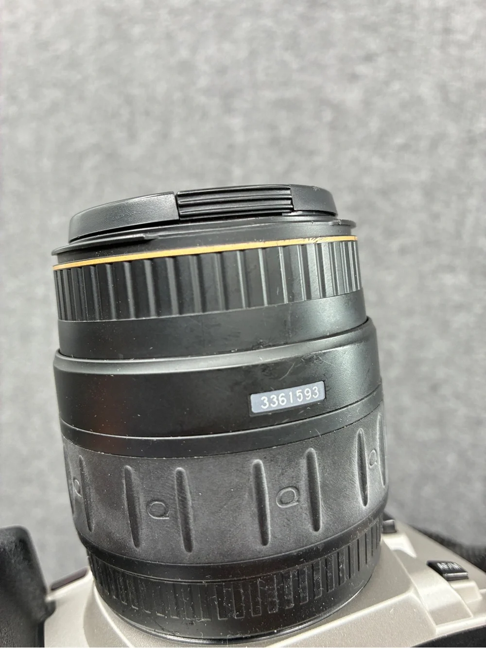 Minolta STsi Silver and Black SLR Film Camera with Quantaray Lens Cap